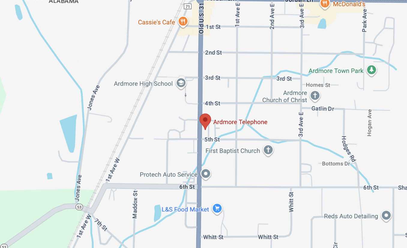 ATC Contact and Support Map